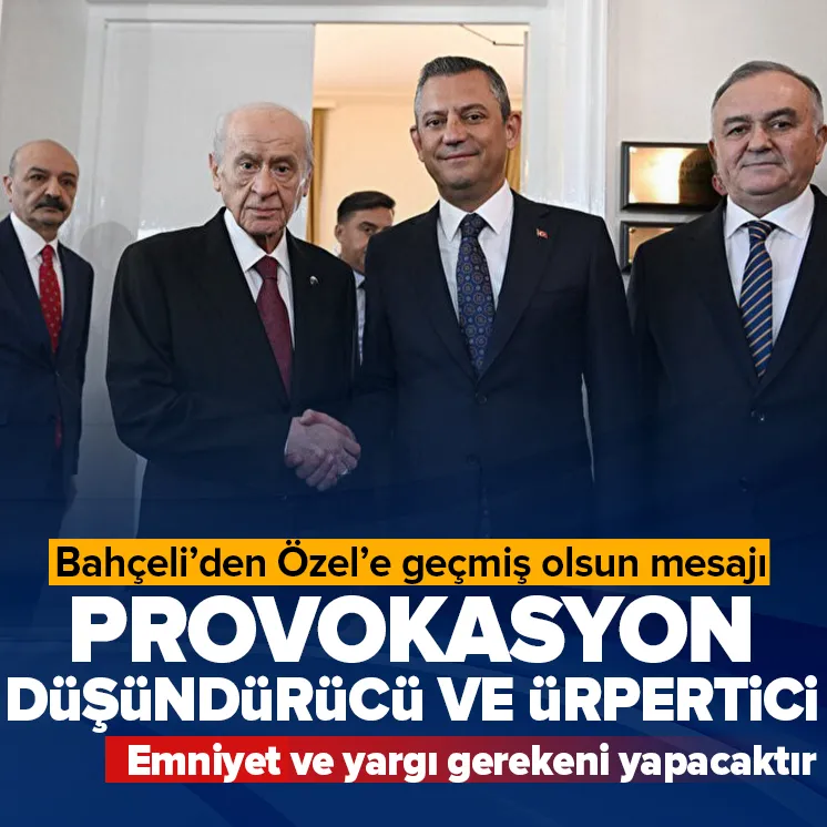 Bahçeli: Şiddetin her türlüsüne karşıyız