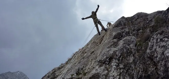 Türk komandolarından Azerbaycan ordusuna dağcılık eğitimi