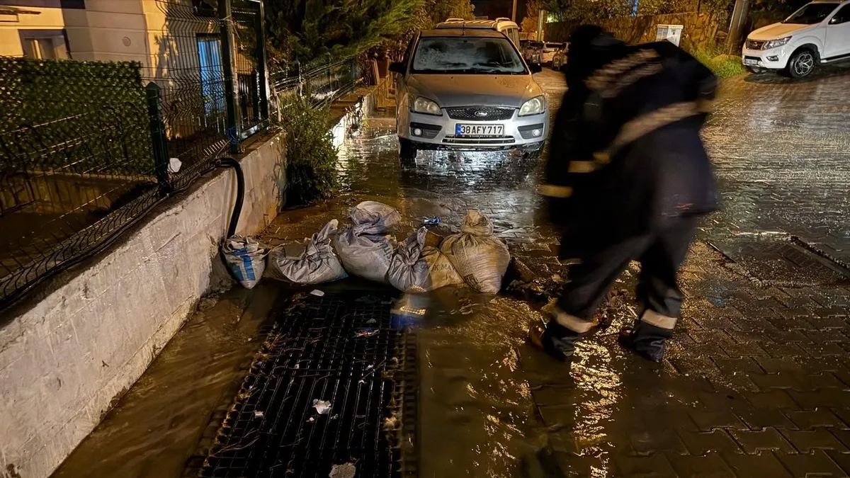 Bodrum'da metrekareye 50 kilogram yağış düştü