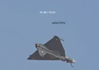 Savaş uçağı böyle düştü!