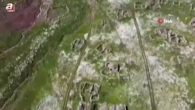 Haziran ayında yaylada kar keyfi