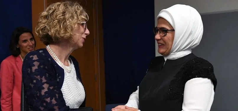 Emine Erdoğan, Inger Andersen ile çevre sorunlarını görüştü