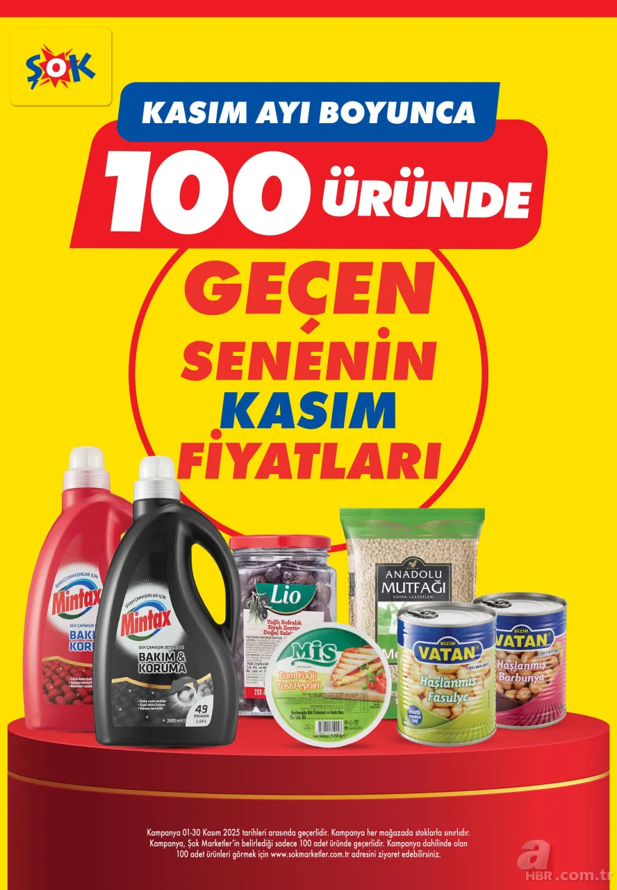 ŞOK MARKETTEN KASIM İNDİRİMLERİ: Fiyatlar geriye sardı! 100 ürün 2024 Kasım etiketiyle raflarda 2