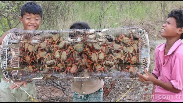 Erzincan'da eksi 20 derecede buzun altında balık avı! Onlarca balığı elleriyle böyle yakaladı: Güzel bir balık tutma tekniği 19