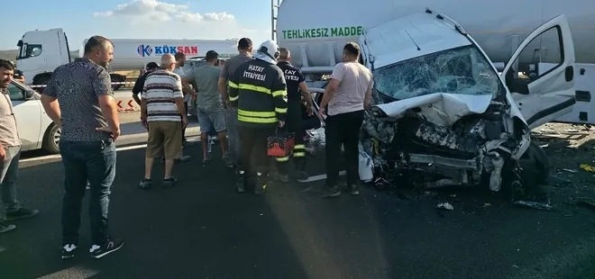 Kırıkhan'da trafik kazası: 1 yaralı