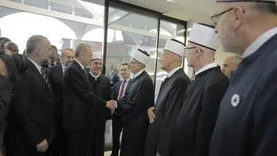 Başkan Erdoğan tekbirlerle karşılandı