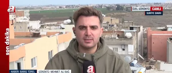 Terörist sınırda çukur kazıyor! A Haber ekibi PKK’lı teröristleri görüntüledi