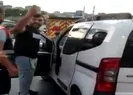 İstanbulda trafikte kadına saldırdı! Otomobilin üzerine çıkıp...