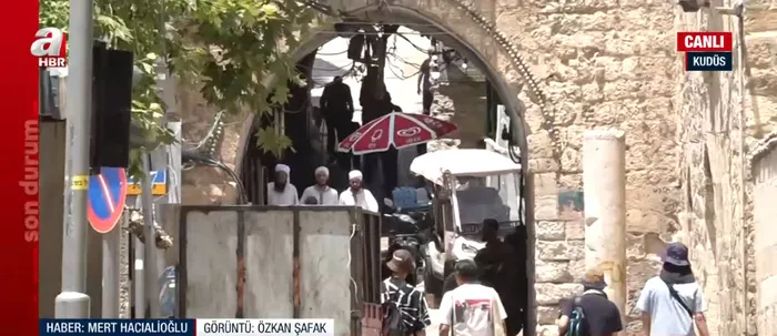 Bayram öncesi Mescid-i Aksa'da son cuma namazı | A Haber Kudüs'te! İşte sokaklarda son durum - 2