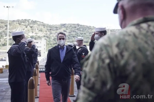 ABD Büyükelçisi Yunan hava üssünü ziyaret etti! Türkiye’ye karşı savaş mesajı