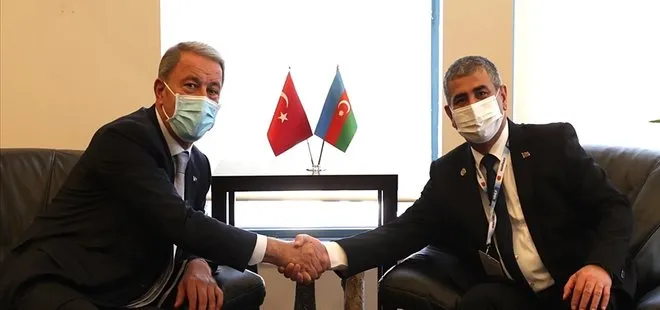 Bakan Hulusi Akar’dan son dakika Libya ve Azerbaycan görüşmeleri