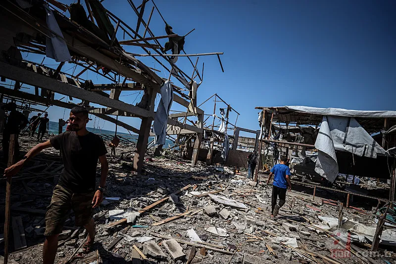 İngiliz basını ortaya koydu: Yeni insanlık suçu! İsrail kafetarya saldırısında 500 kiloluk bomba kullandı! 10