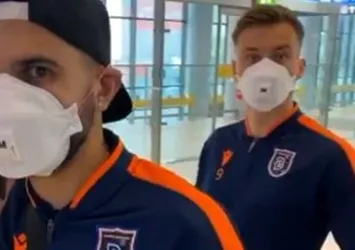 Başakşehirli oyunculardan koronavirüs önlemi