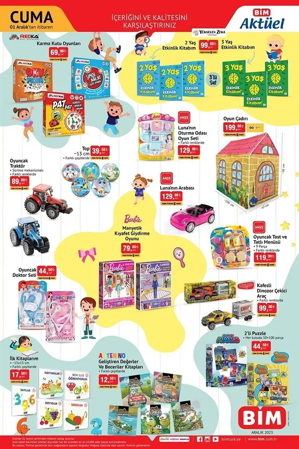 1 Aralık BİM aktüel ürünler kataloğu yayınladı! BİM’de 3.199 TL’ye Smart TV, 5.999 TL’ye ankastre set, 2.499 TL’ye 7,5L airfryer ve daha fazlası satışta