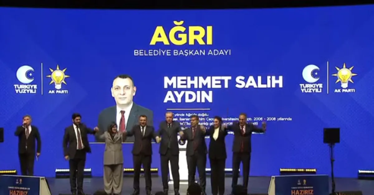 AK Parti Ağrı adayı Mehmet Salih Aydın oldu
