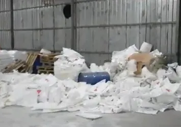 Kaçak deterjan imalathanesine baskın! Piyasaya sürülmeden ele geçirildi