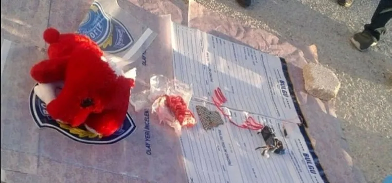 Konya'da oyuncak ayı içinde patlayıcı ele geçirildi