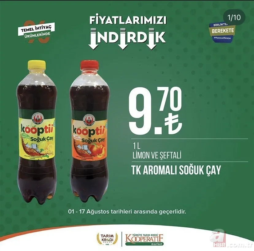 Tarım Kredi Market katalog fiyatları 2023 | Pirzola 88.90, Taze kaşar 159,90, zeytin 54.90 TL... İndirimli ürünler sil baştan değişecek! 9