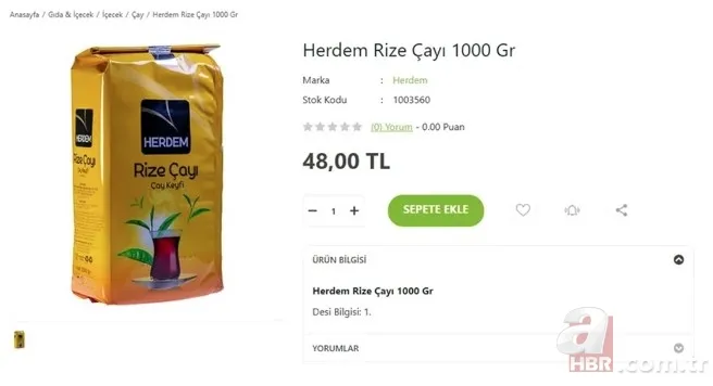 EN UCUZ ÜRÜNLER o markette satılıyor! Kampanya bugün yarın bitecek! Siyah çay 48'TL , 8'li tuvalet kağıdı 39 TL'ye düştü! 4