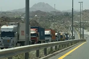 Körfez ülkeleri binlerce kamyonla ürün taşıyor