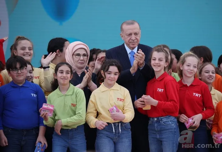 Başkan Recep Tayyip Erdoğan’dan 23 Nisan şenliğinde önemli açıklamalar