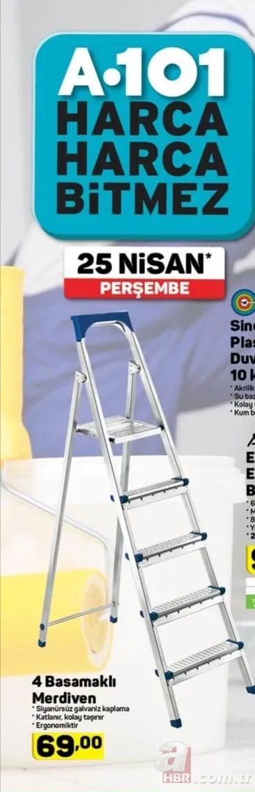 A101 aktüel ürünler kataloğu 25 Nisan için son gün! A101 indirimli ürünler neler? 15