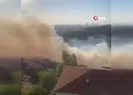 Maltepe’de geniş arazi yangını