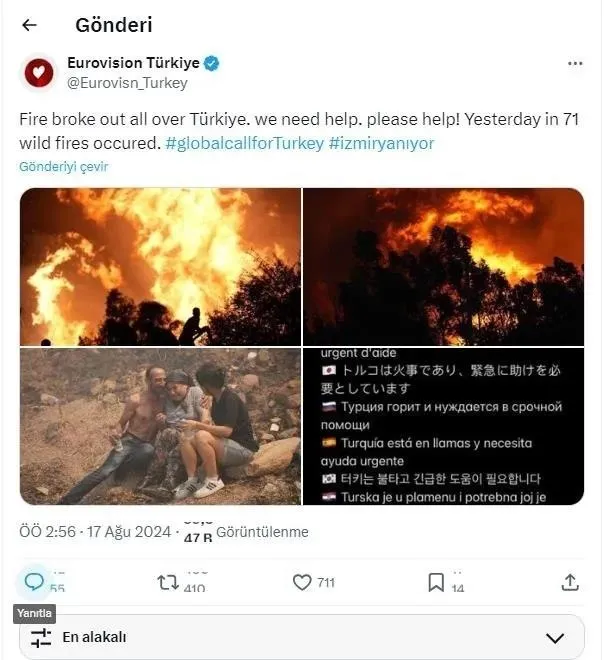 1723881738223.jpeg İstismarcılar her yangında olduğu gibi yine sahnede! Başka ülkedeki yangınları paylaşıp... - 1