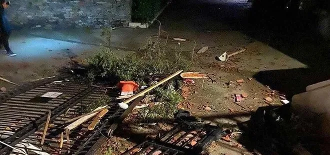 İzmir'i hortum vurdu! Yaralılar var! Urla'da ise aniden bastıran dolu vatandaşlara zor anlar yaşattı