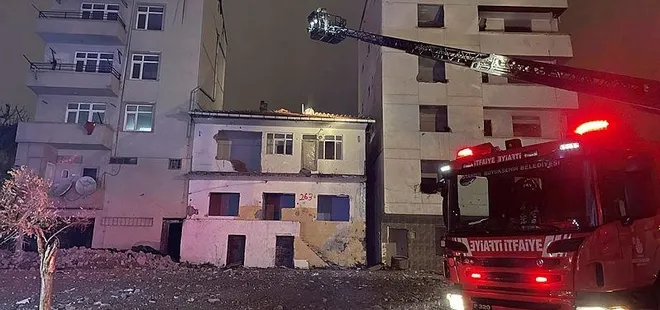 Pendik'te metruk binada çıkan yangın söndürüldü