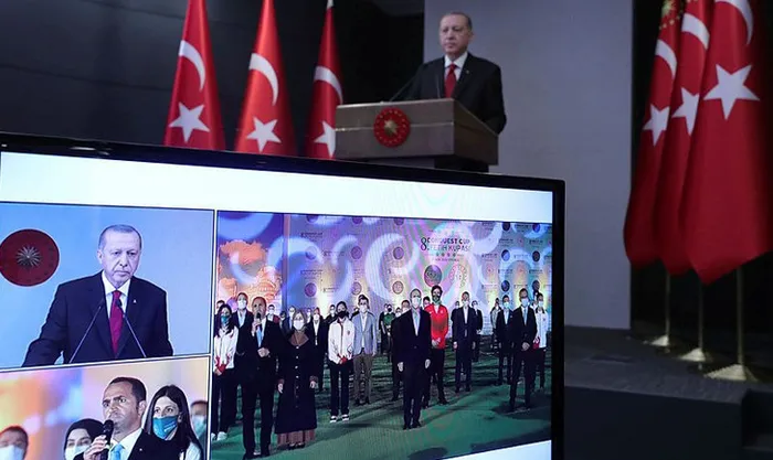 Son dakika: Başkan Erdoğan İstanbul’un Fethi etkinliğine video konferansla katıldı