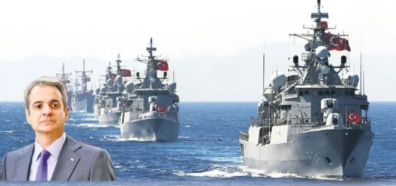 Başkan Erdoğan'ın açıklaması Atina'yı sarstı! ABD ve AB'den destek gören Miçotakis soluğu adalarda aldı