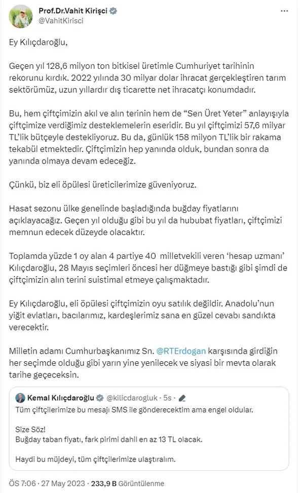 tarim-ve-orman-bakani-vahit-kirisciden-kilicdaroglua-bugday-yaniti-eli-opulesi-ciftcimizin-oyu-satilik-degildi-1685215657634.jpg Tarım ve Orman Bakanı Vahit Kirişci'den Kılıçdaroğlu'na "buğday" yanıtı: Eli öpülesi çiftçimizin oyu satılık değildir - 5