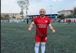 Golü attı, tam 11 takla attı! Amatör futbolcunun sevinci gündem oldu