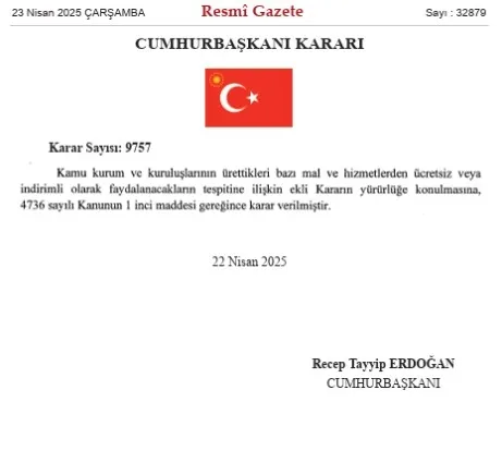 Karar Resmi Gazete’de! 23 Nisan’da toplu taşıma ücretsiz
