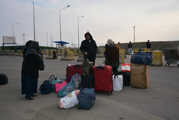 Habur Sınır Kapısı 'koranavirüs' nedeniyle kapatıldı - 1