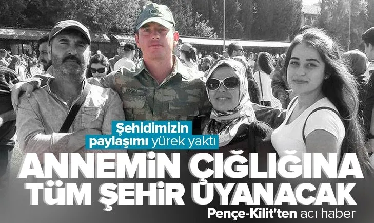 Son dakika: Pençe-Kilit’ten acı haber! Bir askerimiz şehit oldu
