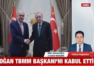 Başkan Erdoğan TBMM Başkanı'nı kabul etti