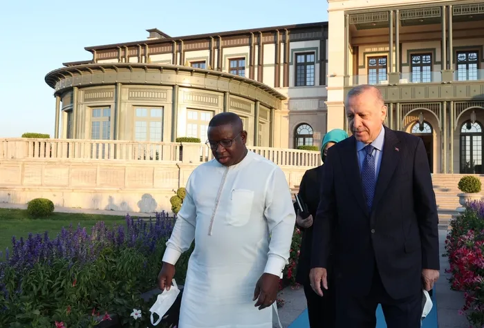 Başkan Erdoğan Sierra Leone Cumhurbaşkanı Julius Maada Bio'yu kabul etti - 4