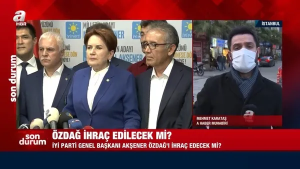 İyi Parti Genel Başkanı Meral Akşener A Haber’in Ümit Özdağ partiden ihraç edilecek mi? sorusuna cevap verdi