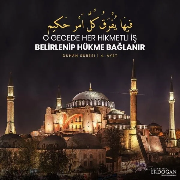 Başkan Erdoğan'dan Berat Gecesi mesajı - 1