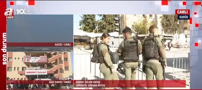 Kudüs’te her cuma aynı zulüm! Namaz gelenleri dövdüleri gençlere gaz bombası attılar