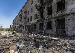 A Haber Rusya'nın vurduğu Kiev'de! Saldırıdan kurtulan Ukraynalı kadın dehşeti anlattı