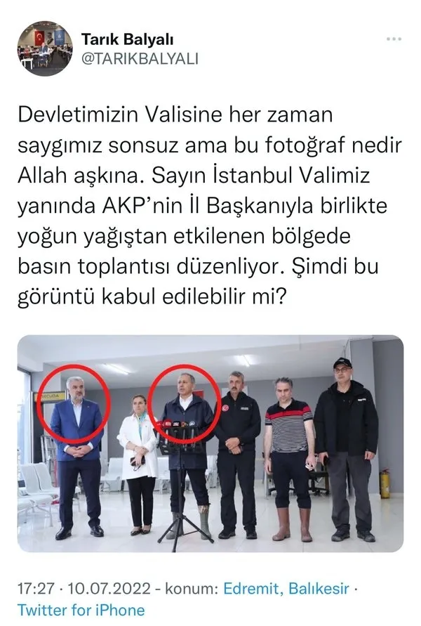 CHP’nin İBB sözcüsü Tarık Balyalı fena yakalandı! Devlet burada ya siz!