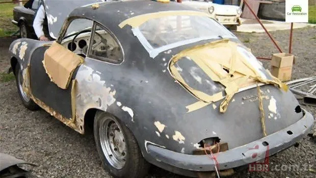 Eski kasa Porsche’yi öyle bir hale getirdi ki...