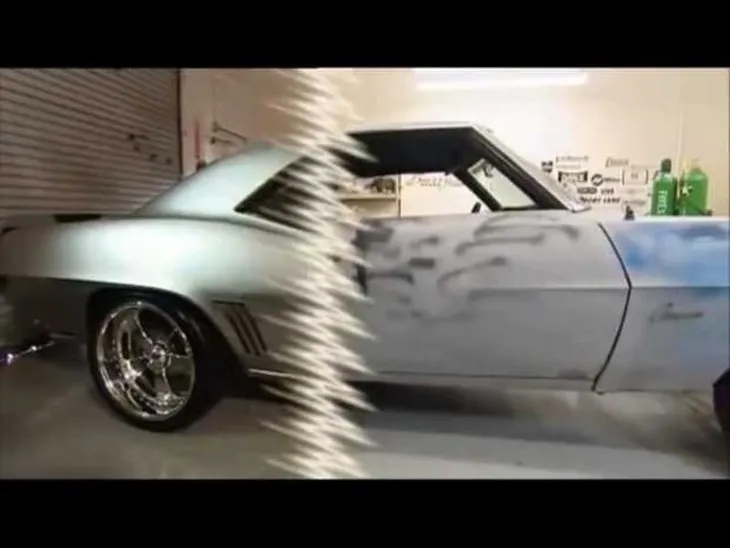 1969 model Camaro aracın son hali hayran bıraktı! Hurdalıktan satın almıştı