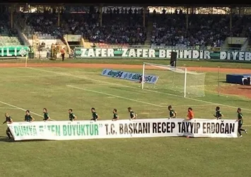 Sakaryaspor'dan Erdoğan'a büyük sürpriz