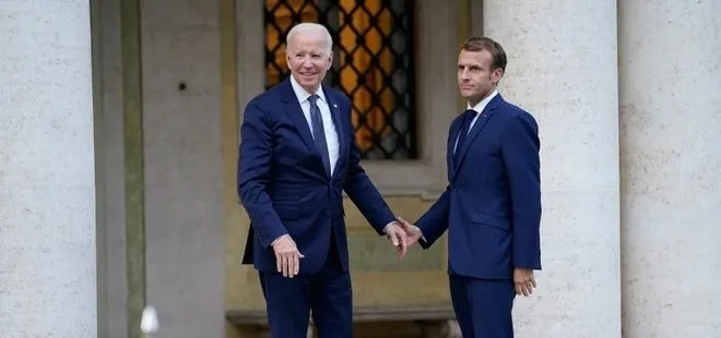 G20 Zirvesi’ne damga vuran anlar! ABD Başkanı Joe Biden ile Fransa Cumhurbaşkanı Emmanuel Macron arasında tokalaşma krizi