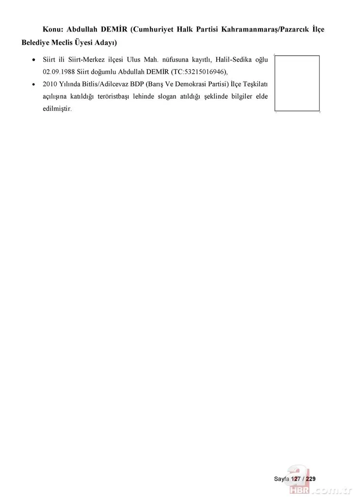 CHP listelerinde PKK'lı kaynıyor! İşte terörle bağlantılı 229 CHP'li isim!