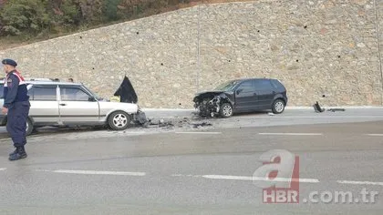 SON DAKİKA | 2 otomobil ve 1 servis aracı çarpıştı! Bursa’da zincirleme kaza